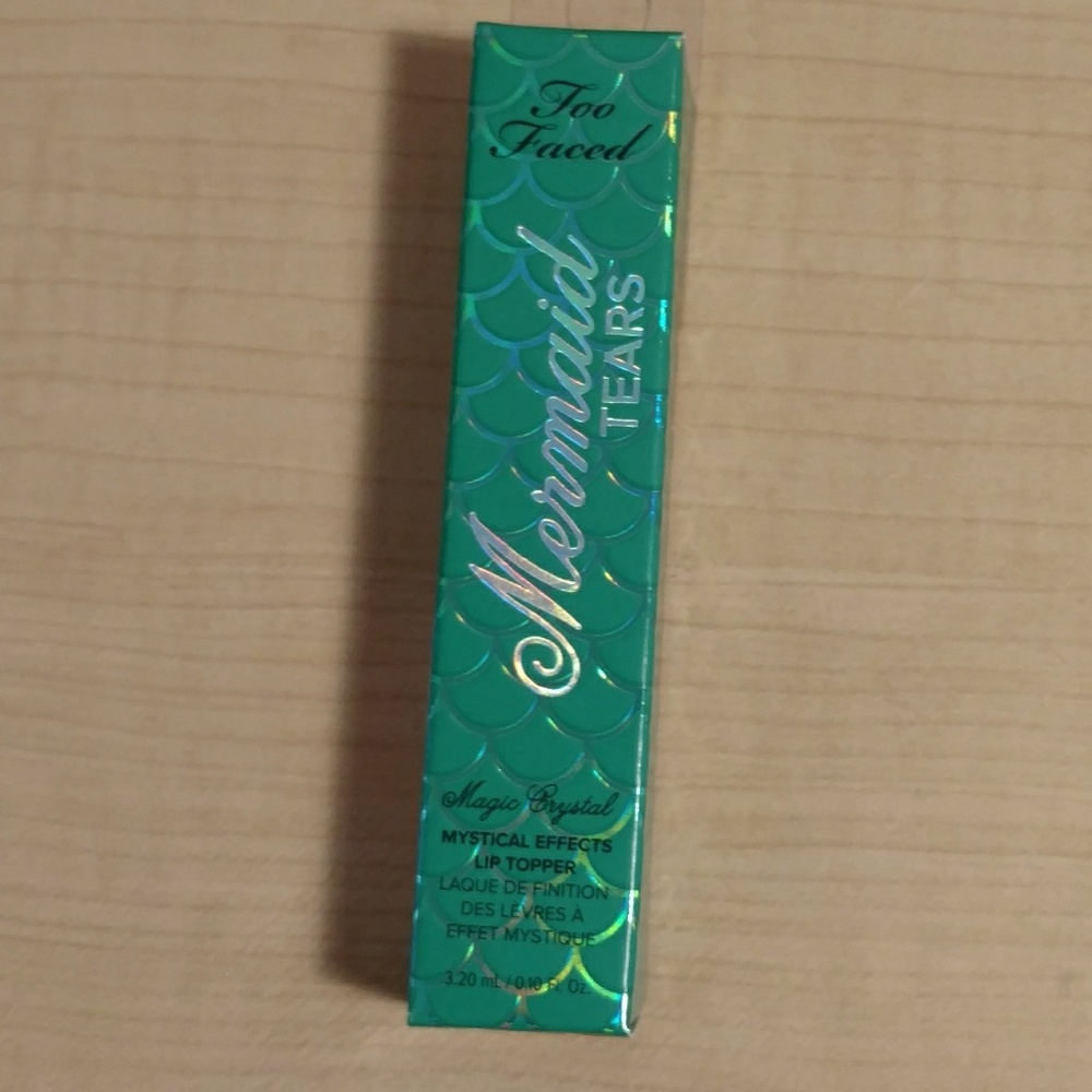 NIB Too Faced Mermaid Tears Lip Topper